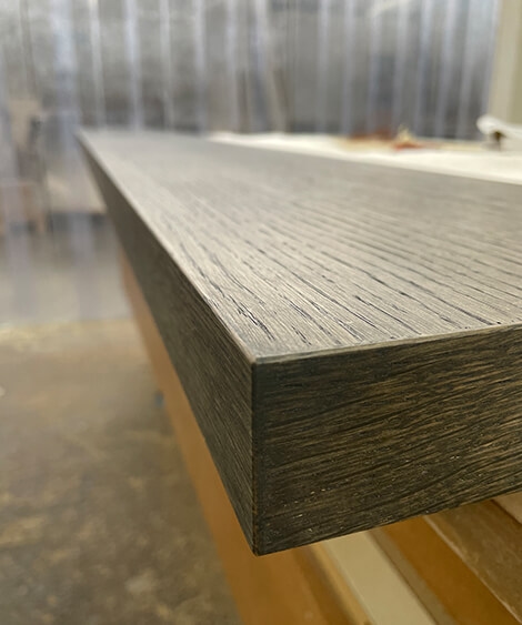 Eiken in blackwash | wandplank.nl